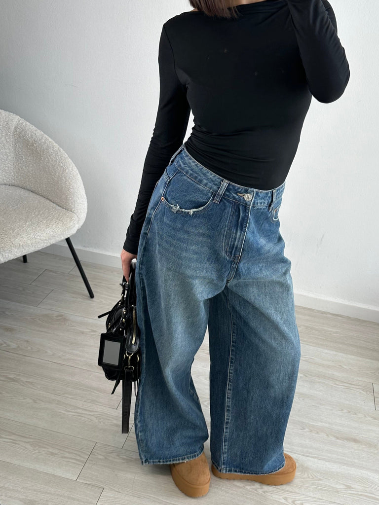 Jeans Baggy cropped