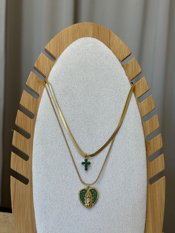 Collana Double CUORE ORO