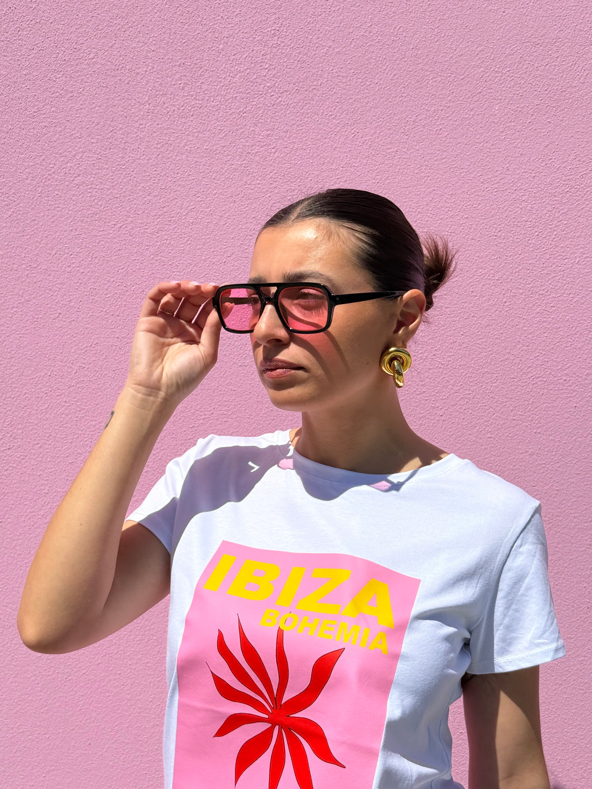Occhiale Vegas lente fucsia