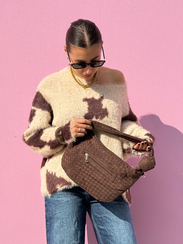 Borsa Bottega nodo Suede