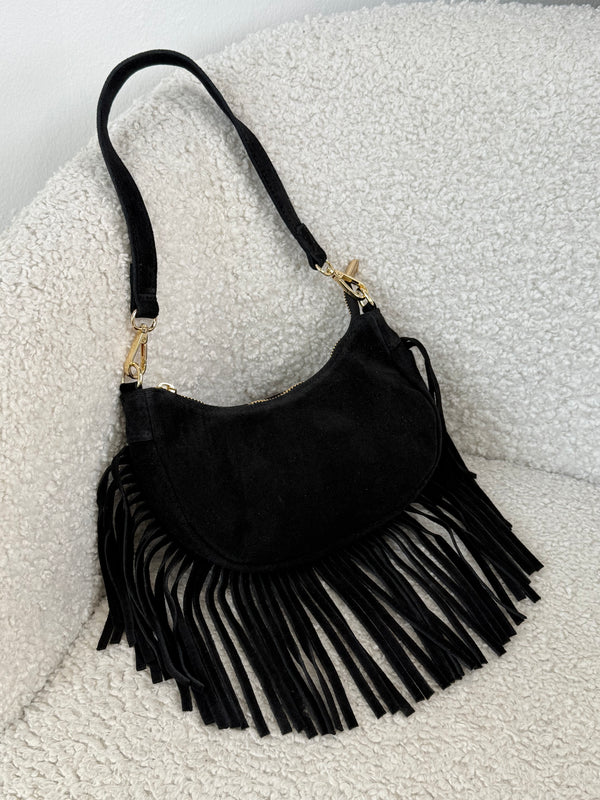 Borsa frange TREND in vera pelle