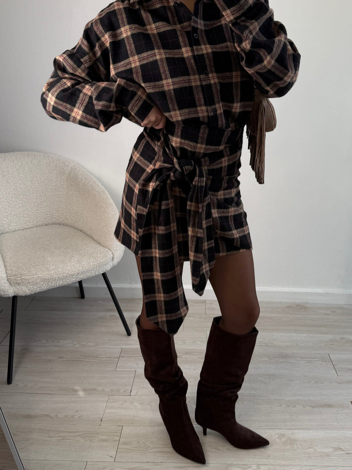 Camicia Tartan Over