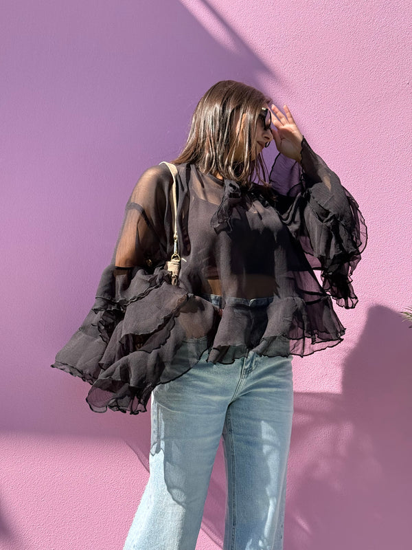 Camicia Cloè in chiffon