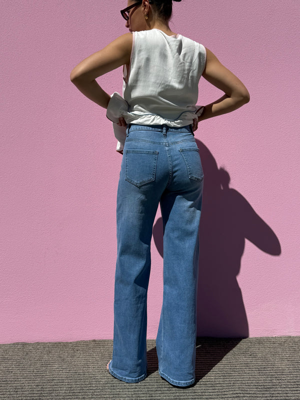 Jeans Palazzo solo tg.XS/S