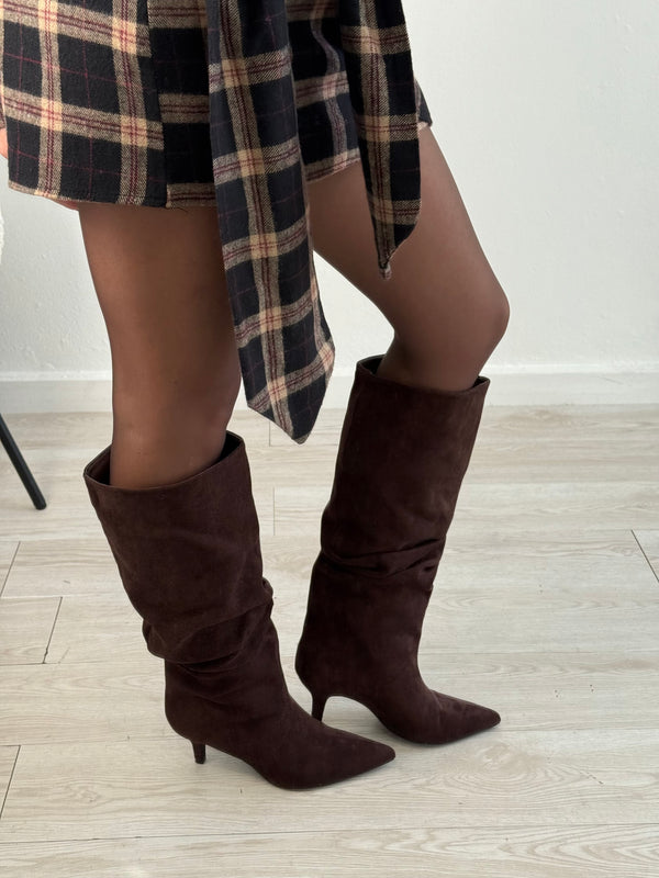 Stivale Suede marrone