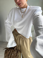Maglia Spalline crop