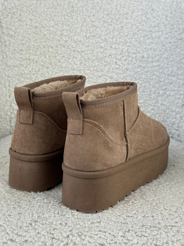 Stivaletto ultra mini platform KAKI