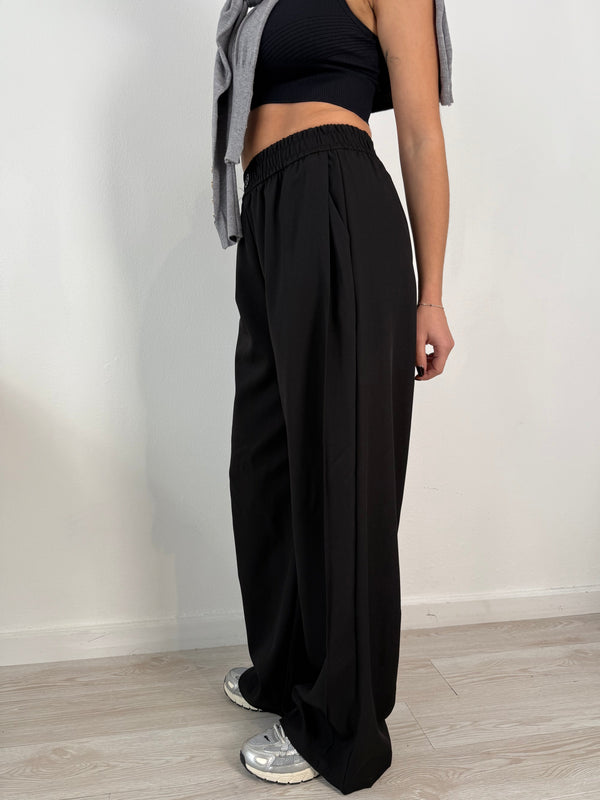 Pantalone palazzo elastico