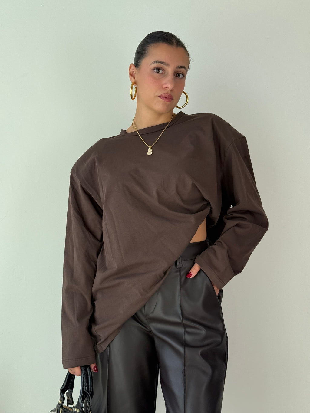 Maglia Longsleeve spalline