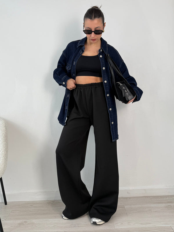 Pantalone tuta a palazzo