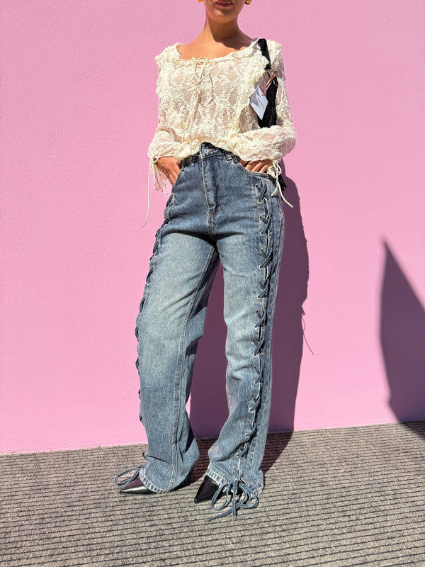 Jeans stringhe TREND