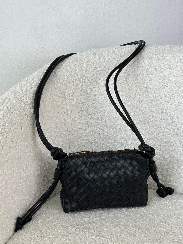 Borsa mini bottega intrecciata