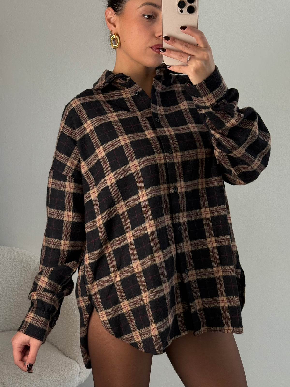 Camicia Tartan Over