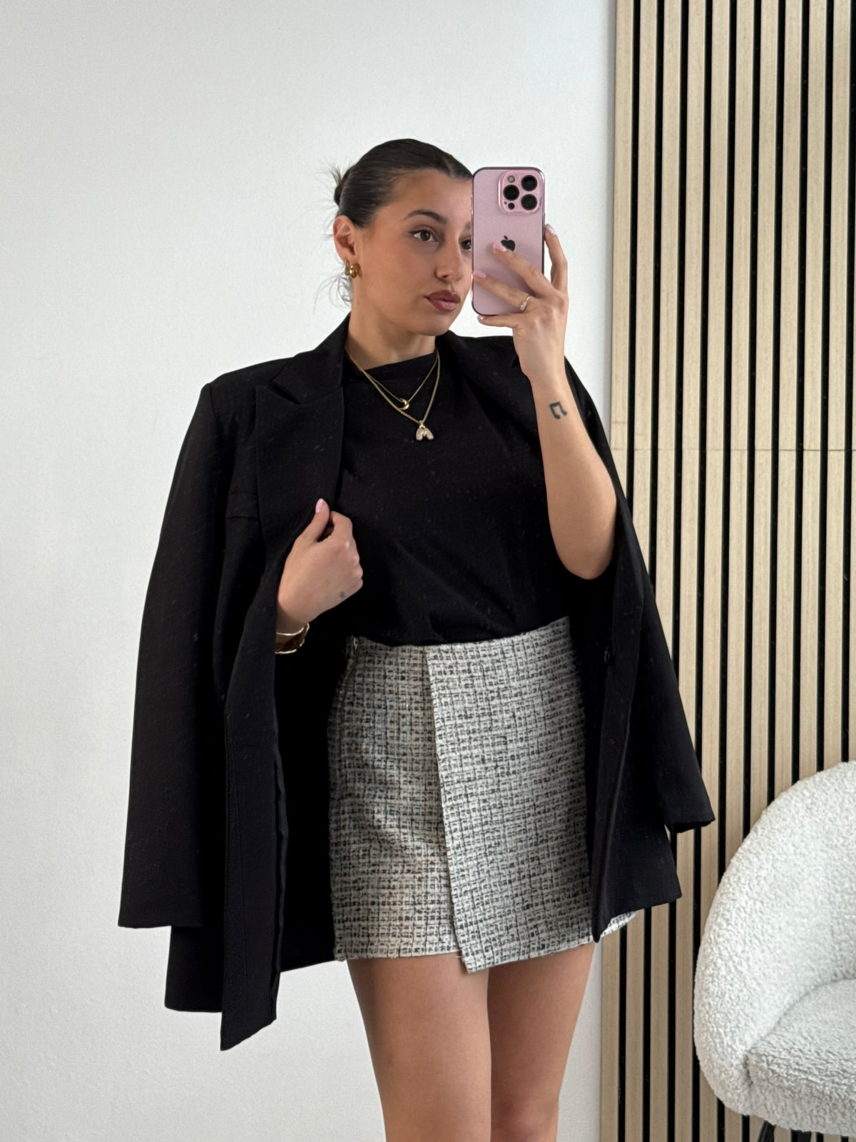 Panta gonna TWEED