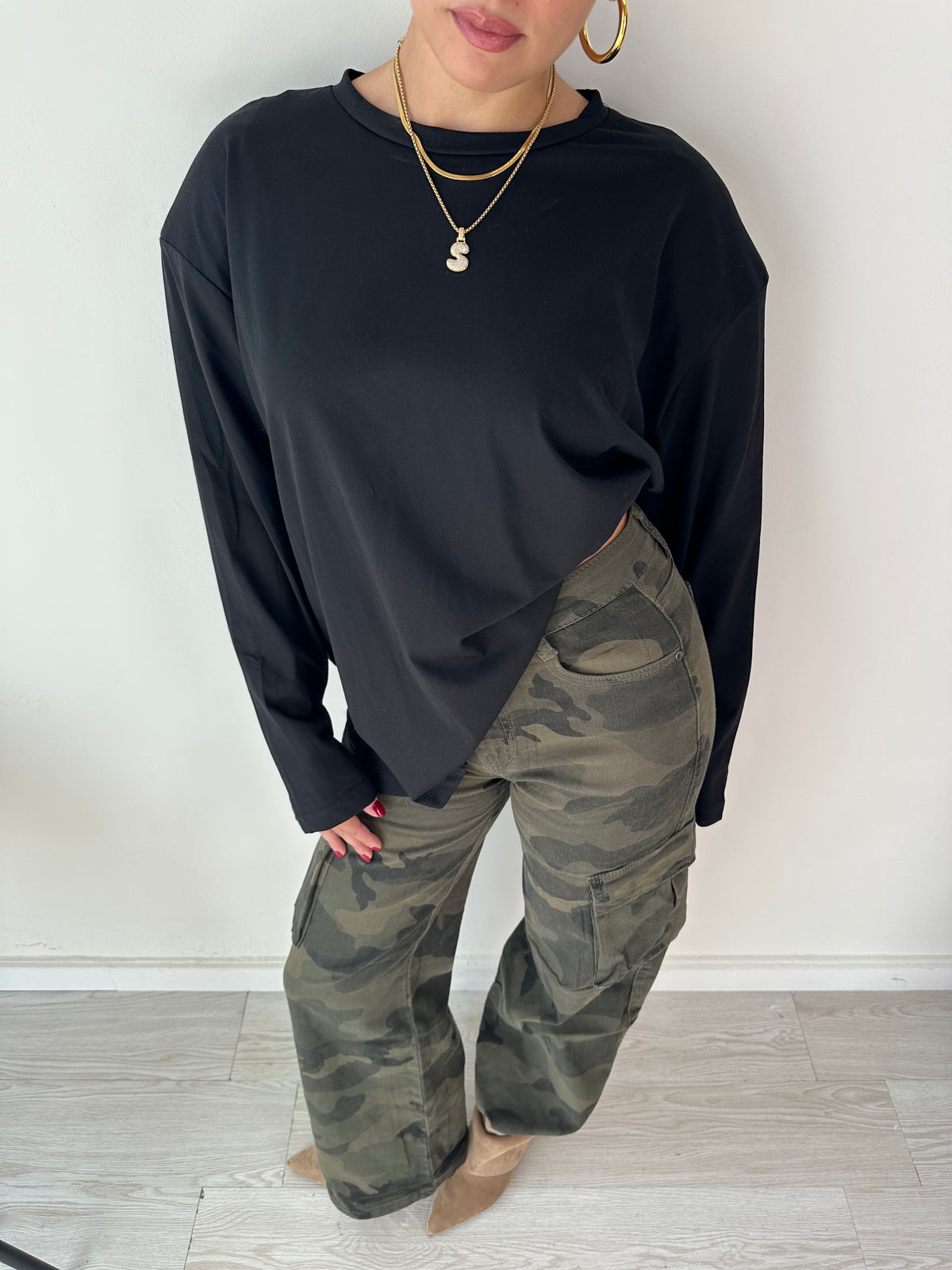 Maglia Longsleeve spalline