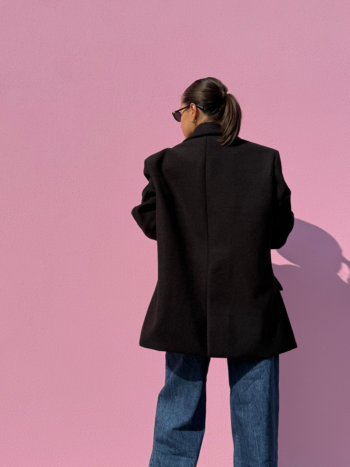 Cappottino blazer in panno over