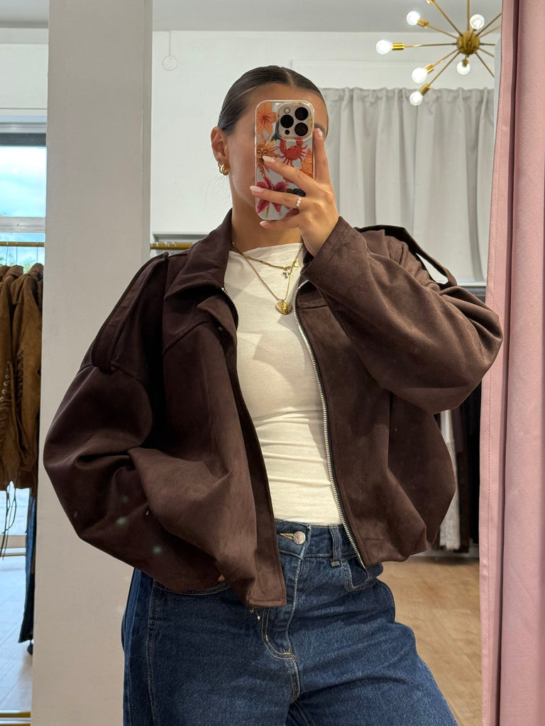 Bomber Suede