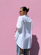 Camicia lunga dietro
