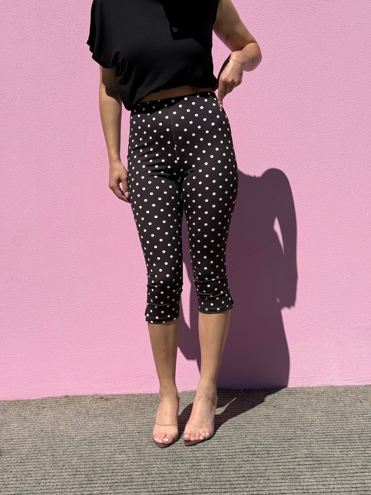 Pantalone Capri Pois