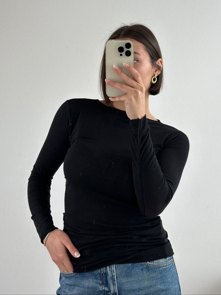 Magliettina misto cashmere