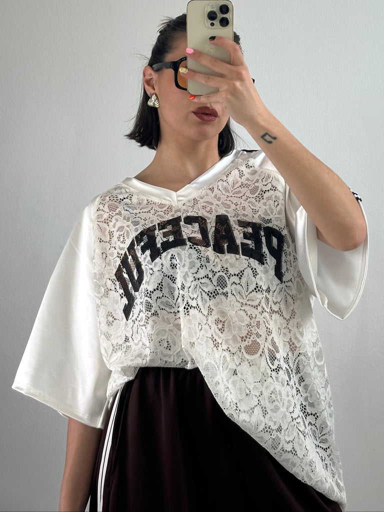 T-shirt pizzo PAECEFUL