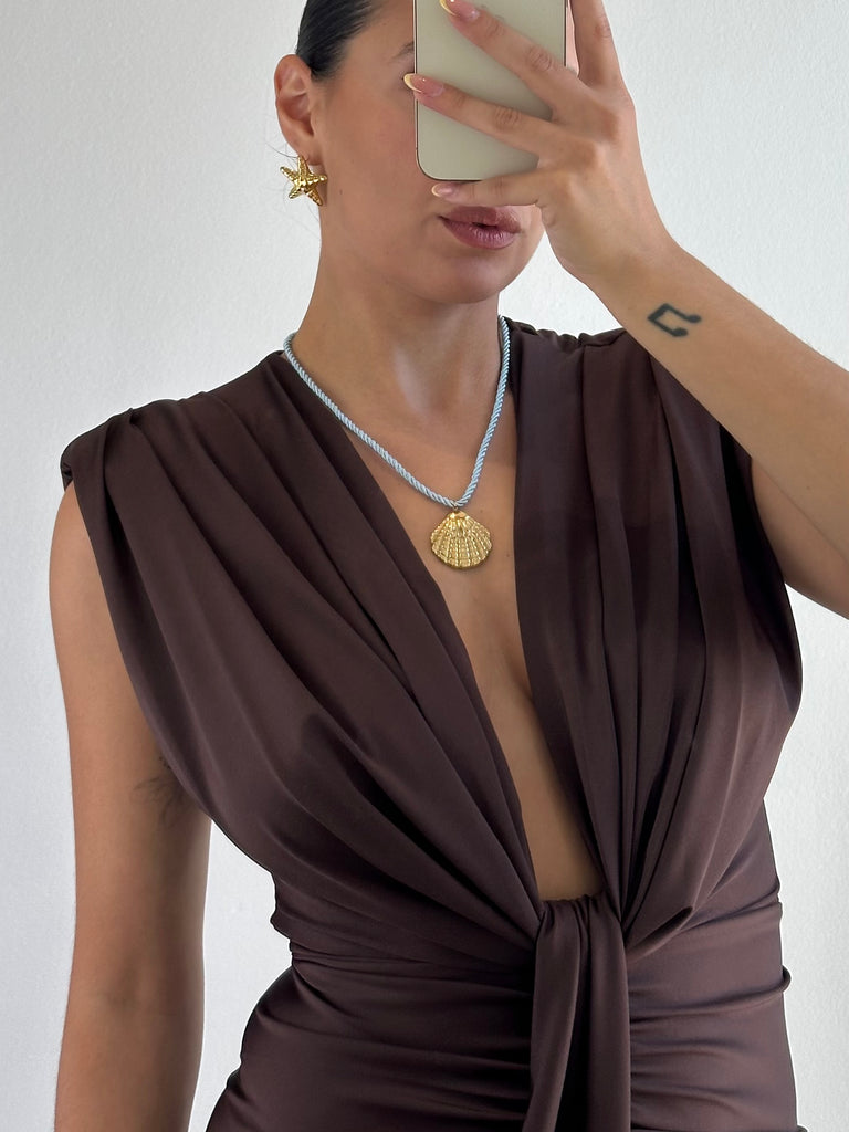 Collana blu CONCHIGLIA