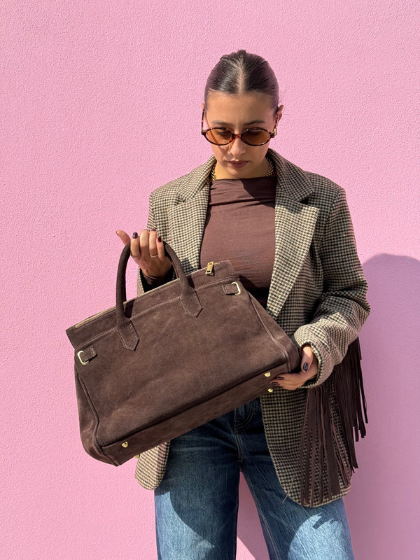 Borsa Birkin vera pelle