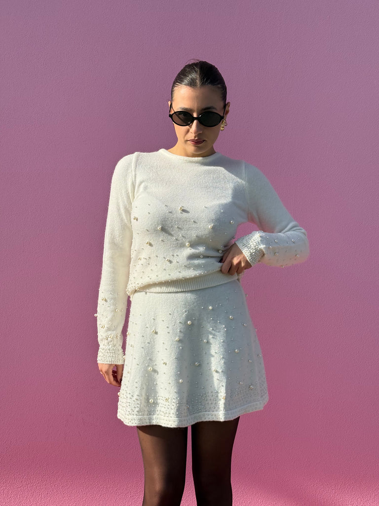 Completo in maglia Perle