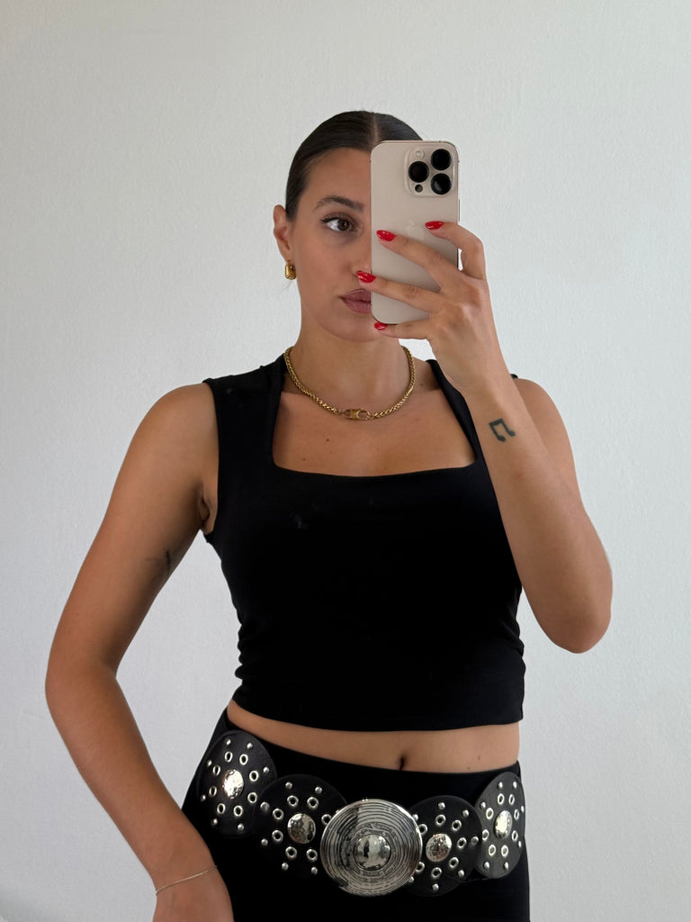 Top Mya scollo quadrato