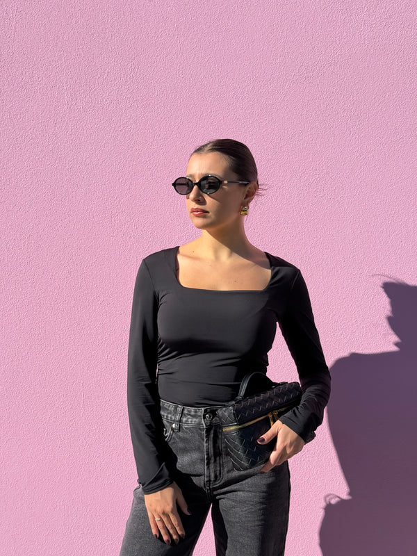 Body scollo quadrato