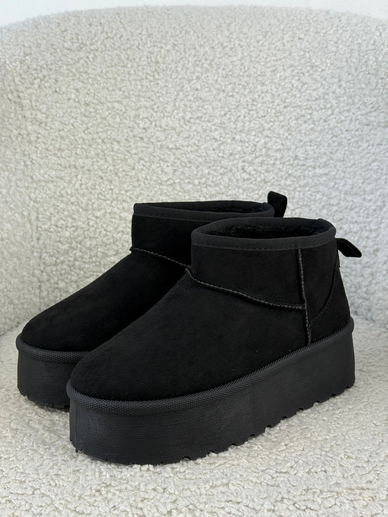 Stivaletto ultra mini platform NERO