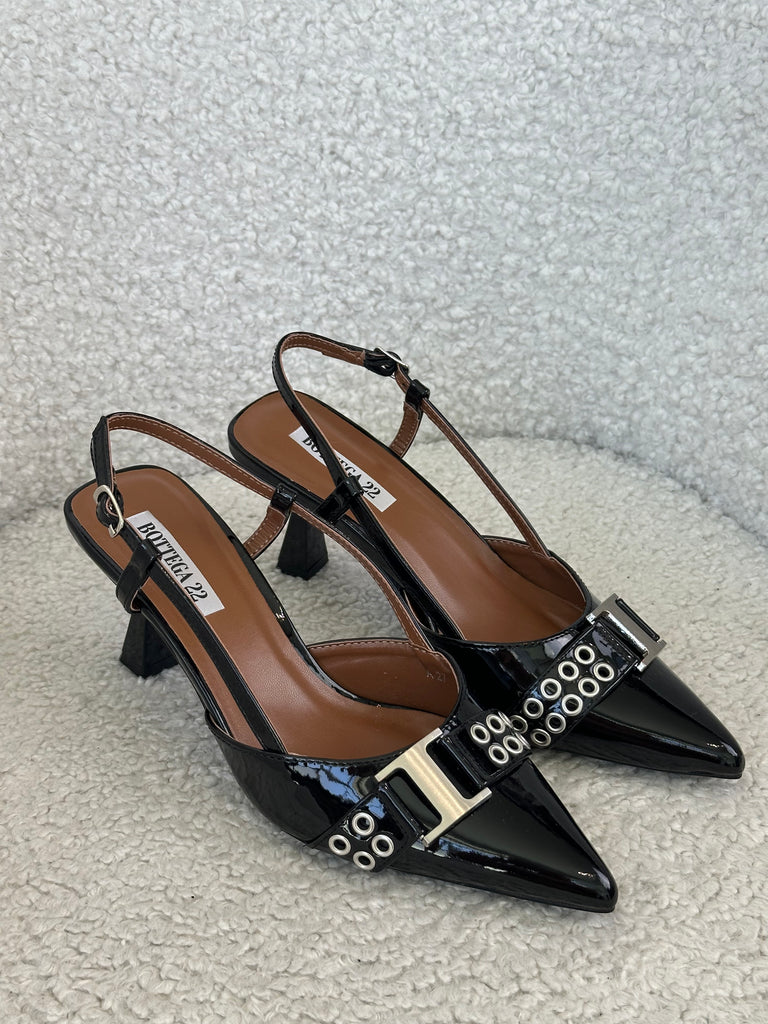 Slingback fibbia