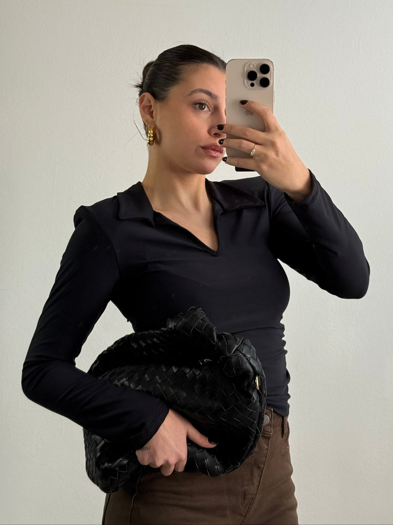 Maglia Polo spalline