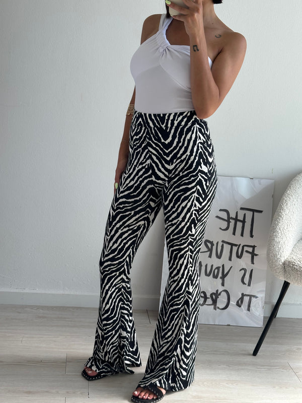 Pantalone zampetta zebra