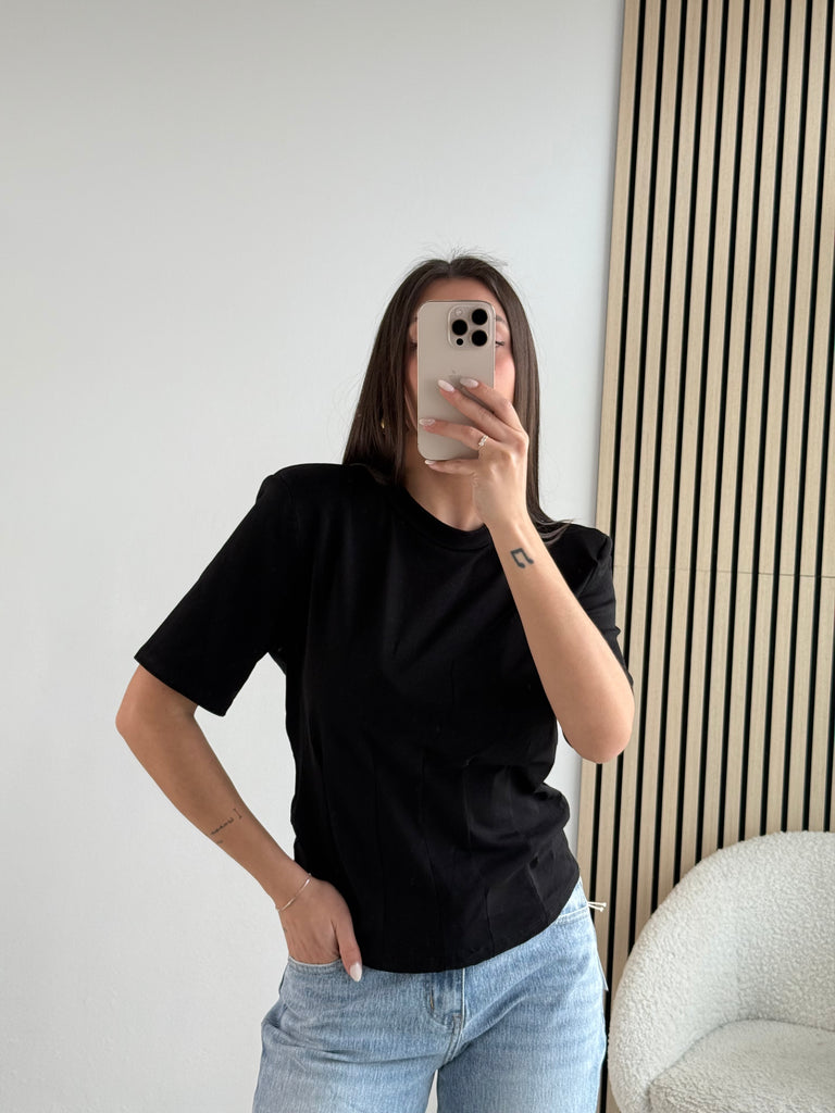 T-shirt spalline corpetto