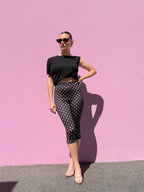 Pantalone Capri Pois