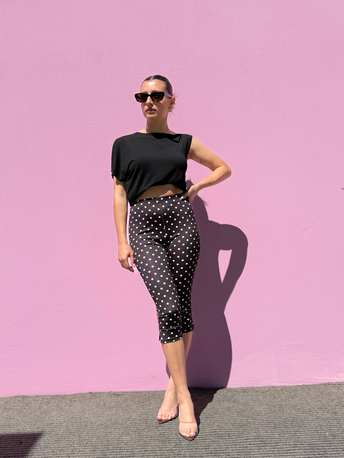 Pantalone Capri Pois