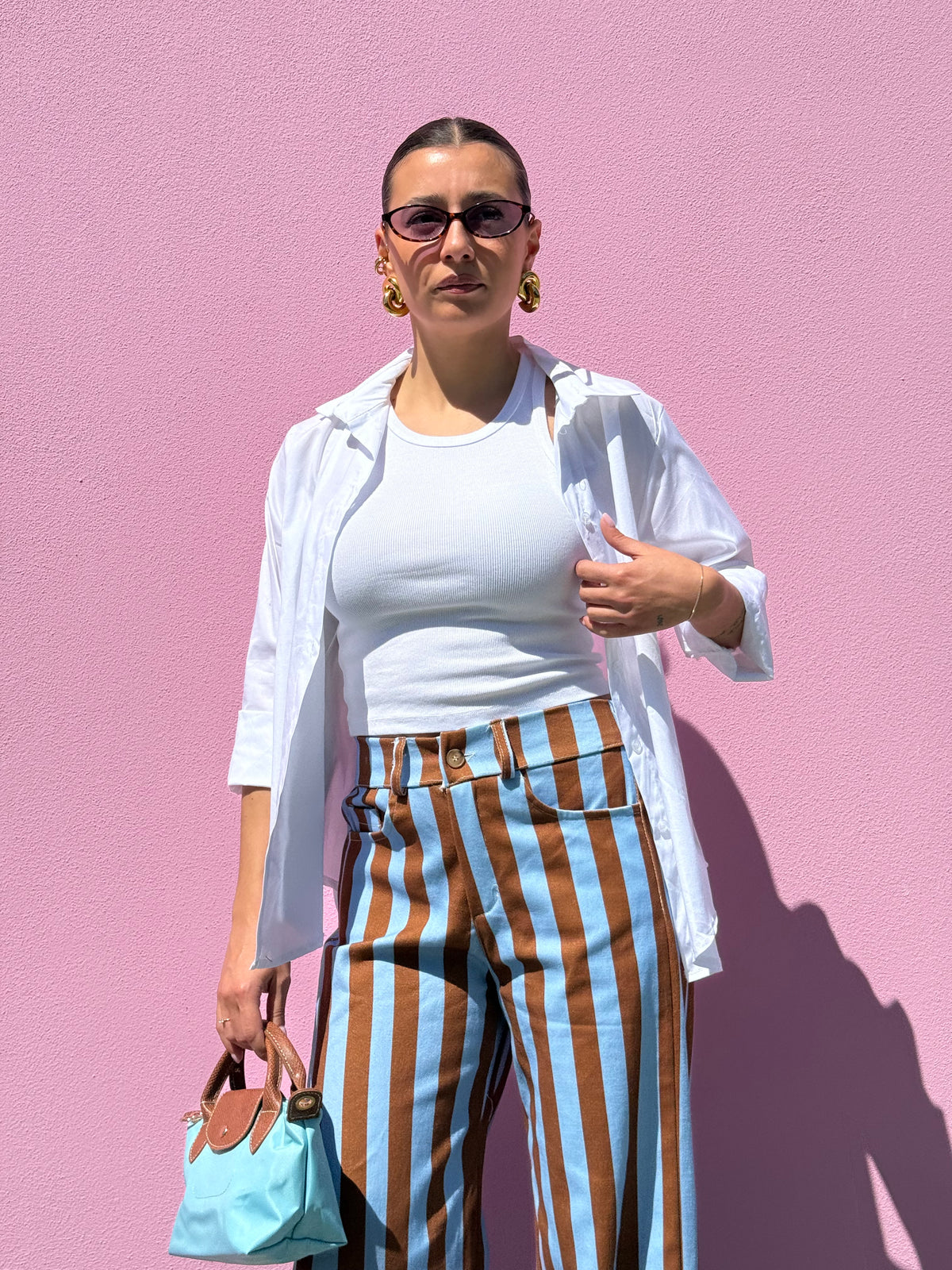 Camicia lunga dietro