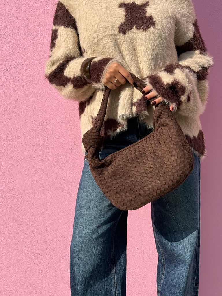 Borsa Bottega nodo Suede