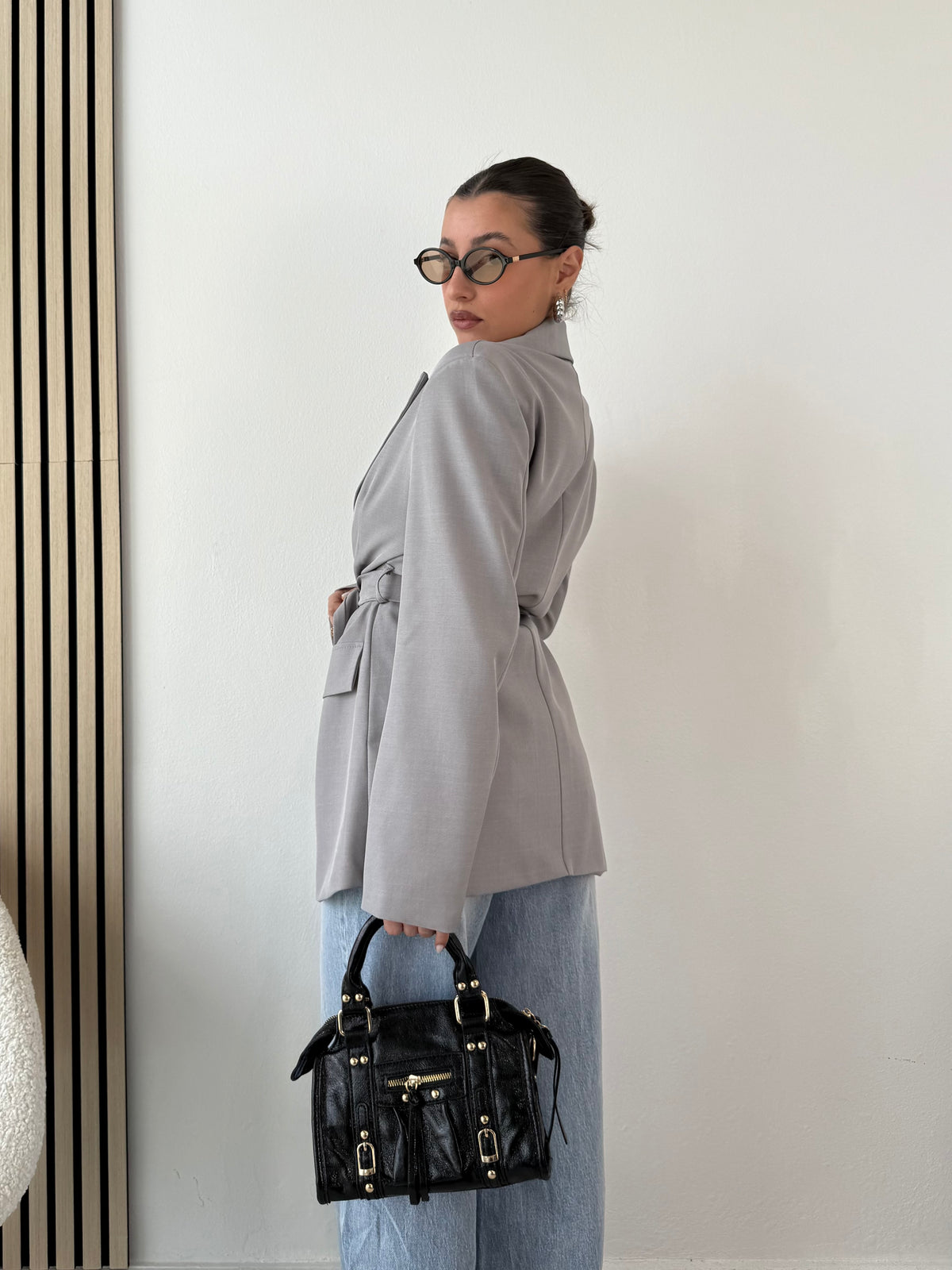 Blazer con cintura