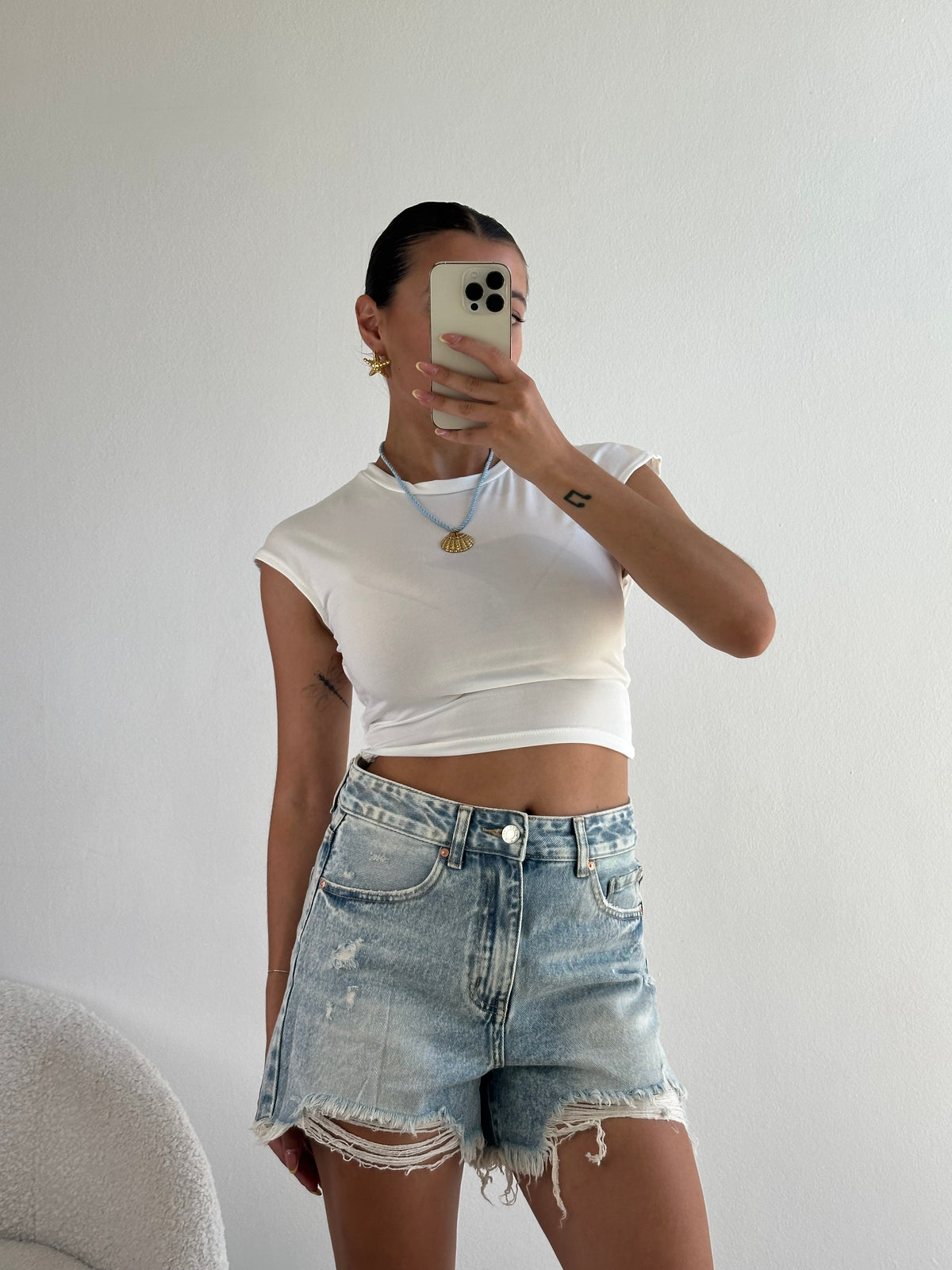 Shorts blu ROCK
