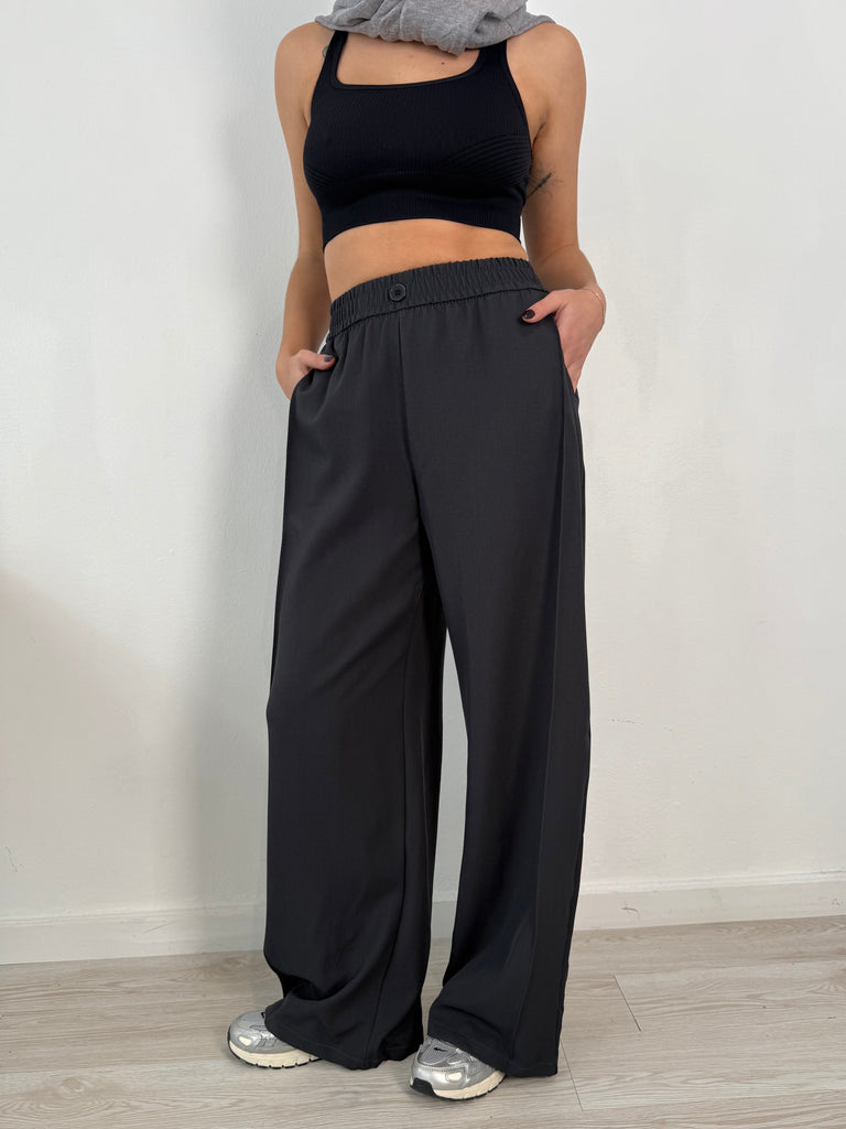 Pantalone palazzo elastico