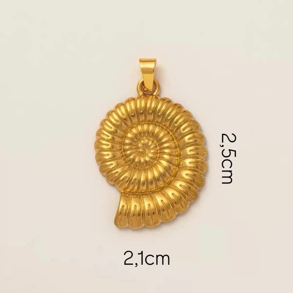 Charm conchiglia AMMONITE