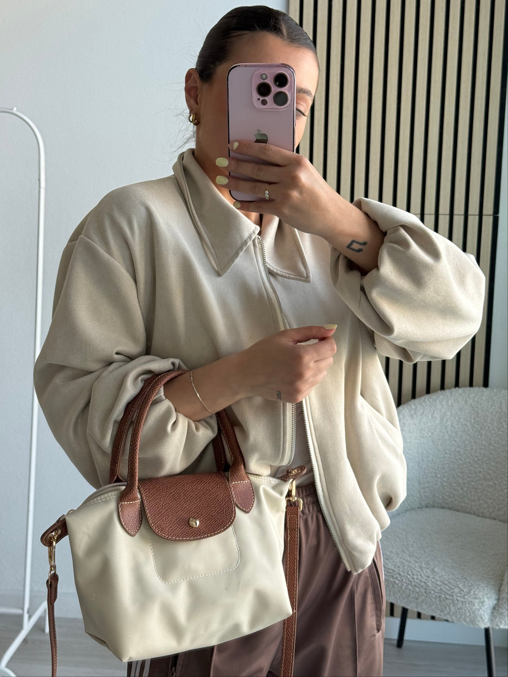 Borsa longchamp media