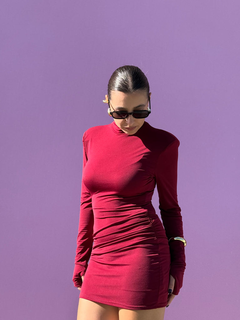 Abito Kendall bordeaux