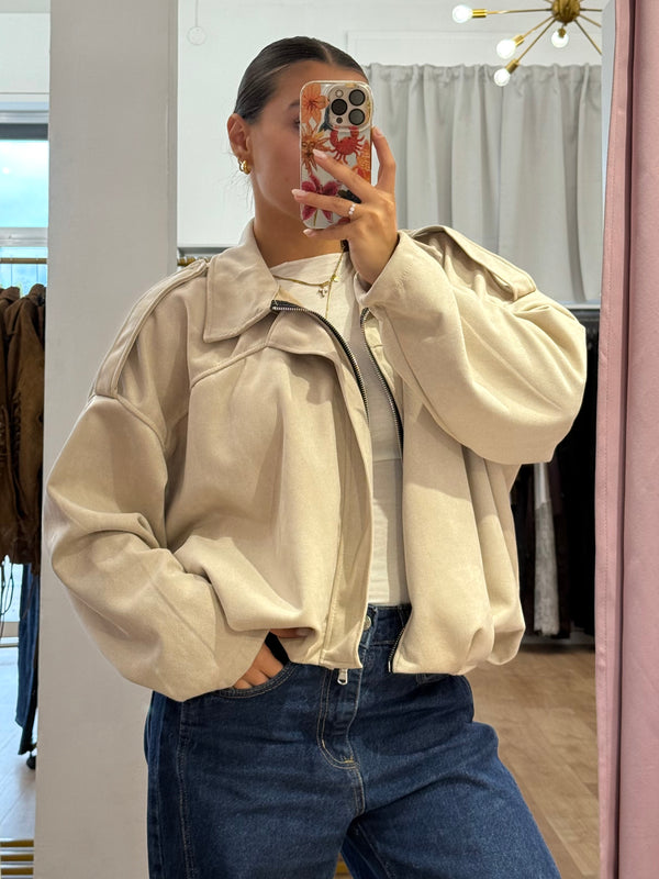 Bomber Suede