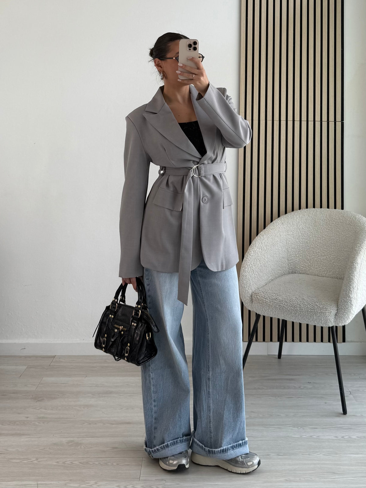 Blazer con cintura
