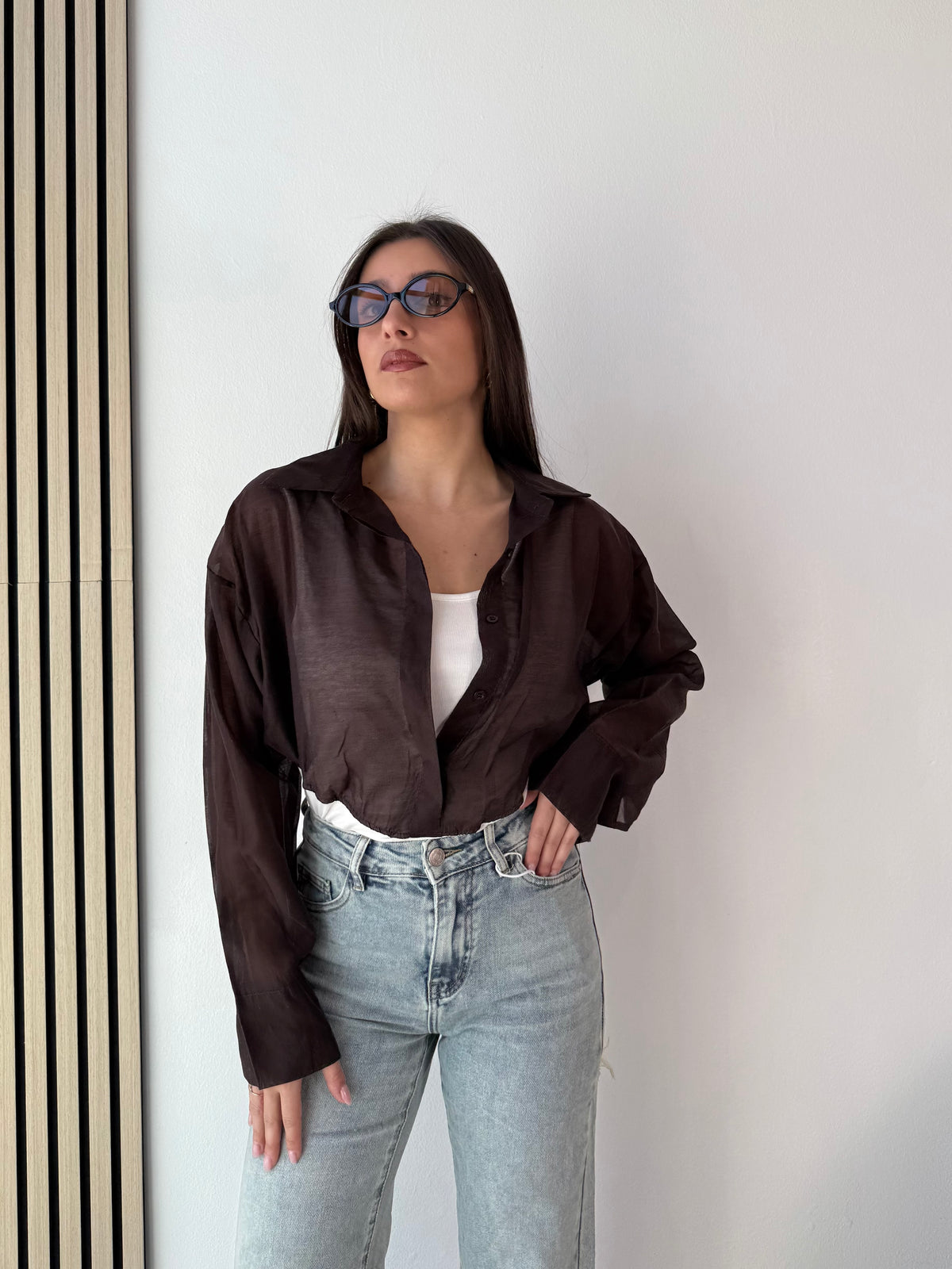Body camicia con canotta