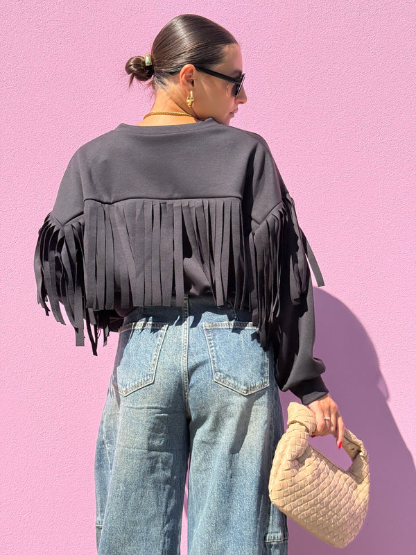 Felpa frange TREND
