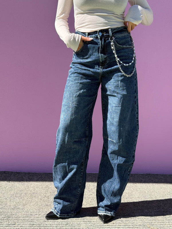Jeans Balloon con catena